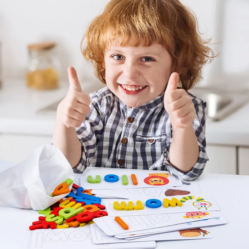 Hete Verkoop Kinderen Engelse Brieven Praktijk Vroege Educatie Speelgoed Intelligentie Cognitie Kleurrijk Foto Speelgoed