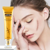 Crème-Pommade Réparatrice de Cicatrices Marque Blanche, Éclaircissante pour le Visage, contre les Marques d'Acné et les Cicatrices, Enrichie au Rétinol et à l'Acide Kojique