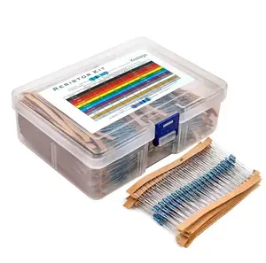 600 pièces 1% ensemble de résistances 1/4W Kit de résistances à couche métallique 10Ohm ~ 1M Ohm 30 valeurs composants électroniques à montage en <span class=keywords><strong>surface</strong></span> - Product Image 1