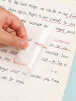 Transparent auto-adhésif collant étanche Notes autocollants 50 pièces/paquet quotidien faire liste mémo bloc-notes papier PET école bureau