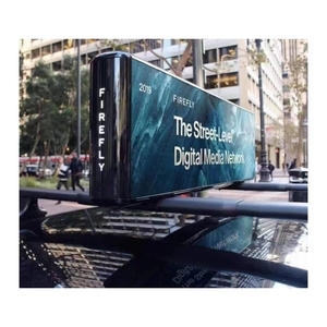 Top Taxi esterno segno pubblicitario due doppio lato P2.5 P3 P4 P5 schermo a <span class=keywords><strong>Led</strong></span> tetto auto Display a <span class=keywords><strong>Led</strong></span> - Product Image 1