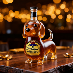 Distributore di bottiglie di vino <span class=keywords><strong>da</strong></span> 400ML bottiglia di vino in vetro a forma di cane <span class=keywords><strong>collezione</strong></span> creativa di <span class=keywords><strong>Whisky</strong></span> Decanter - Product Image 6