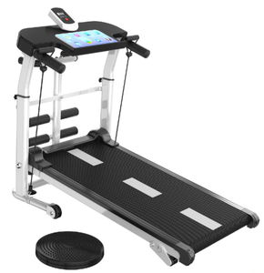 Tapis <span class=keywords><strong>de</strong></span> marche manuel pliable multifonctionnel Hirun HRT20-21 2026 avec dispositif <span class=keywords><strong>de</strong></span> torsion <span class=keywords><strong>de</strong></span> la taille et affichage LED - Product Image 1