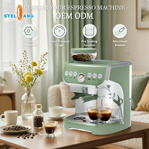 Chuyên nghiệp Ý cà phê Điện các nhà sản xuất thể hiện Cappuccino Espresso Máy pha cà phê với sữa fronter - Product Image 2