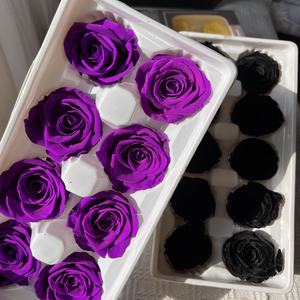 Décoration de la Saint-Valentin, vente en gros de têtes de roses de 5-6 cm, fleurs <span class=keywords><strong>éternelle</strong></span>s multicolores de qualité supérieure, fournisseur pour fleuristes - Product Image 4