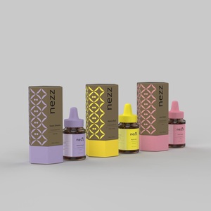 กล่องของขวัญทรงกระบอกแบบกำหนดเอง ย่อยสลายได้ ผลิตจากกระดาษคราฟท์ เกรดอาหาร รูปทรงหกเหลี่ยม สำหรับบรรจุภัณฑ์น้ำมันหอมระเหย - Product Image 1