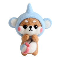Enfants en gros à la main aiguille laine Pokes Art bricolage matériel feutre peluche poupée Poke