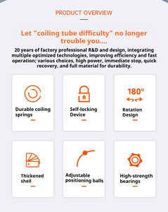 Enrouleur de tuyau d'arrosage <span class=keywords><strong>automatique</strong></span> rétractable Naiboen, enrouleur en métal, tuyau d'arrosage de jardin, enrouleurs de tuyau d'eau industriels pour jardin - Product Image 5