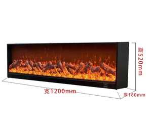 <span class=keywords><strong>Cheminée</strong></span> électrique miniature de style américain personnalisée, avec lumière LED intégrée, simulation de <span class=keywords><strong>feu</strong></span>, facile à insérer - Product Image 4