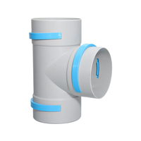 Plastique ABS 75mm 110mm 4 pouces coude 90 degrés connecteur de tuyau de conduit Flexible tube rond tuyau de Ventilation pour systèmes HVAC