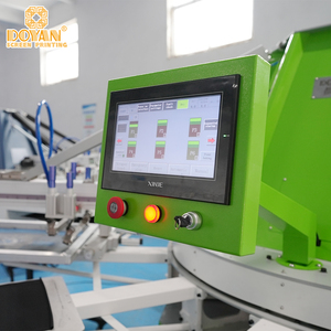 Tự động T-Shirt Màn hình máy in thiết bị 3 màu <span class=keywords><strong>8</strong></span> trạm Carousel bạch tuộc lụa Màn hình máy in - Product Image 4