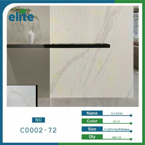 Fornitura all'ingrosso di marmo testurizzato pannello di parete PVC decorazione interna per Villa camera da letto bagno ospedale - Product Image 1