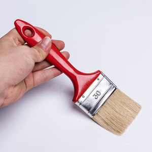 Pinceaux à peinture murale en poils de porc 50 mm, qualité industrielle, manche en plastique, personnalisable OEM - Product Image 3