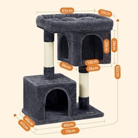 Grande structure d'escalade pour chat transfrontalière avec griffoir en sisal, design minimaliste, toutes saisons, fabriquée en Chine, modèle MX86