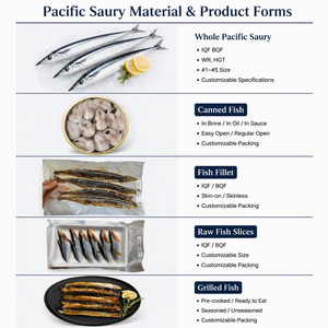 Fornitore di pesce esporta pesce fresco cibo di mare pesce Saury alla rinfusa congelato per il mercato alimentare africano - Product Image 5