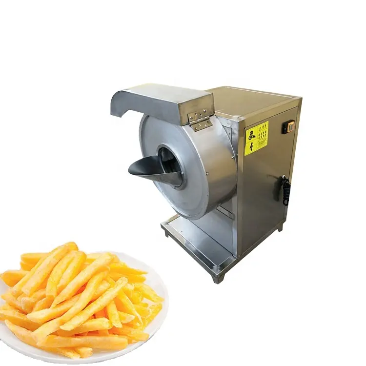 Auto Potato Chips Making Machine / French Fries fruit vegetable cube cutter cutting machines