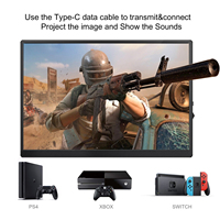 Monitor Portabel Ultra Tipis 10,5 Inci Resolusi 1920*1280 Tipe-C HDMI untuk TV Box/Laptop/Ponsel