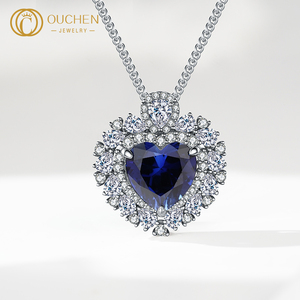 أوشن تصنيع المعدات الأصلية وأوديإم مخصص مختبر نمت الماس مصنعين قلادة للنساء بيع بالجملة k مجوهرات مخصصة - Product Image 3