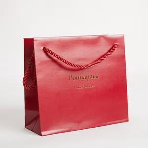 2023 Jewellery Jewelry Boutique Luxury Wedding Gift Shopping Custom Printed Paper Bags