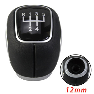 Car Gear <b>Knob</b> Leather 10mm 12mm Ergonomic For Chevrolet Cruze Manual Transmission <b>Shift</b> <b>Knob</b> - Product Image 2