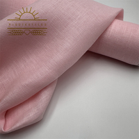 RIGU Textiles Enzymed Stone Washed French Linen Vichy Check 100% Rouleau de tissu de lin italien en ligne