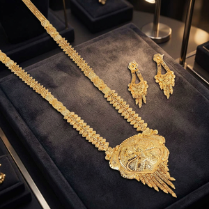 Collares Largos Tradicionales de Moda Chapados en Oro de 14K, 18K, 24K, de Latón Relleno de Oro, para Bodas Ortodoxas, Venta al por Mayor - Product Image 4