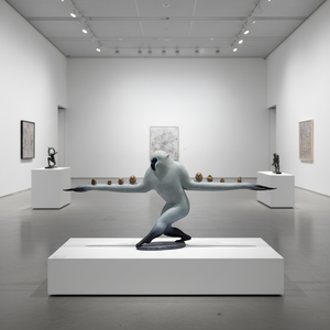 Scultura in bronzo 'Nel bosco' - Product Image 6