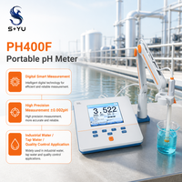 pH-mètre numérique de paillasse SYU PH400F, haute précision, mesure du pH, ORP, ISE, avec ATC, testeur de qualité de l'eau industrielle et du robinet