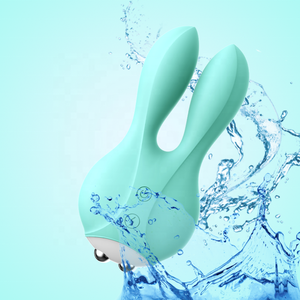 Bán sỉ giá rẻ không thấm nước điện sốc núm vú nữ khiêu dâm quan hệ tình dục công cụ thỏ Vibrator rung âm vật kích thích - Product Image 3