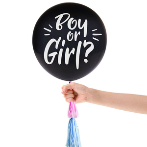 globo decoraciones de la fiesta de género revelan fiesta suministros bebé niña rosa bebé niño azul confeti - Product Image 3