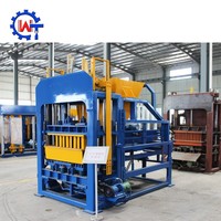 Machine à fabriquer des briques automatique à haute efficacité QT4A-15 pour matériaux de construction, briques en cendres volantes