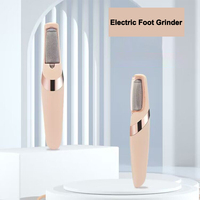 Râpe électrique double face en plastique ABS pour pieds, éliminateur de callosités, outils de pédicure, éliminateur de peaux mortes, usage domestique