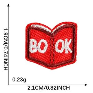 Mini Patch Brodé Thermocollant en Feutre et PVC Écologique, Motif Cœur, Fleur et Caca Mignon pour Chapeaux, Sacs et Décoration Intérieure - Product Image 2