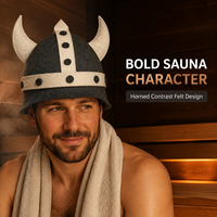 Chapeau de sauna en feutre à marque privée, motif imprimé personnalisé, couleur, taille et emballage, vente en gros