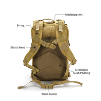 SABADO 600D Oxford 45L Mochila Tactico pochette Molle étanche sac de Camping Trekking randonnée Pack sac à dos tactique