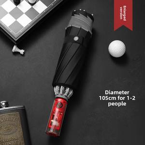 <span class=keywords><strong>Parapluie</strong></span> pliant allemand entièrement automatique <span class=keywords><strong>Grand</strong></span> revêtement noir monté sur voiture Soleil épaissi renforcé résistant aux tempêtes - Product Image 6