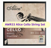 AWR33 Alice Steel Cello String Set 4/4 Set