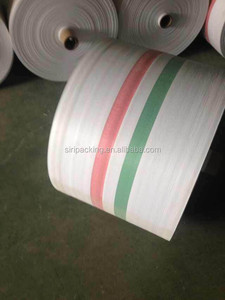 Rollo de Tela Tejida de Polipropileno Virgen Blanco para Fabricación de Sacos, de 19 a 62 Pulgadas - Product Image 1