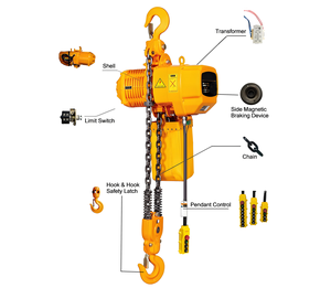 Equipo de Elevación con Certificación CE e ISO, Polipasto Eléctrico de Cadena de <span class=keywords><strong>1</strong></span>, 2, 3 y 5 Toneladas con Asistencia Técnica Profesional - Product Image 4