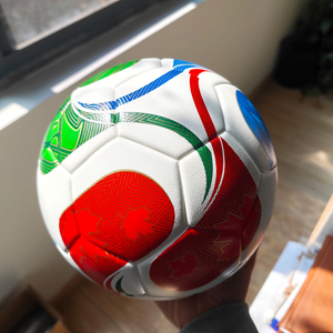 <span class=keywords><strong>Ballon</strong></span> <span class=keywords><strong>de</strong></span> football en PVC thermocollé <span class=keywords><strong>de</strong></span> haute qualité, vente en gros à prix d'usine, entraînement professionnel, personnalisable, taille 5 - Product Image 1