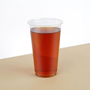 Gobelets en plastique jetables transparents PP 95 mm avec logo personnalisé, pour thé à bulles Boba, café, capacité 16/22/24 oz, pour autres boissons froides - Product Image 2