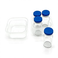 Vente flash : flacons en verre stériles de 3 ml avec bouchon en caoutchouc, flacons en verre pharmaceutiques