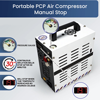 Compresseur PCP JIEFEN 4500psi 300bar 220/110V 12V DC pour la plongée sous-marine, le gonflage des réservoirs d'air, les sports de plein air, compresseur d'air PCP