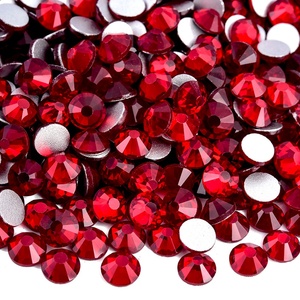 OLeeya Factory Wholesale SS16 Crystal AB Glass Rhinestones Non Hotfix Flatback for 3D Nail Art Glue on Rhinestones - Product Image 3