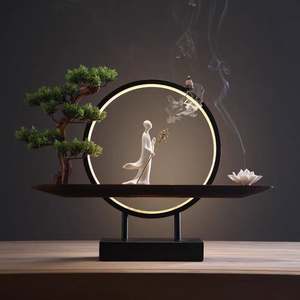 Brûleur d'<span class=keywords><strong>encens</strong></span> à reflux créatif-Nouvel encensoir en céramique <span class=keywords><strong>de</strong></span> style chinois pour la décoration du salon et du bureau - Product Image 3