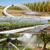 Fabricant OEM – Tuyau plat tissé en PE de 6 pouces, 100 m, 4,3 bars, renforcé pour l'irrigation agricole et le transfert d'eau