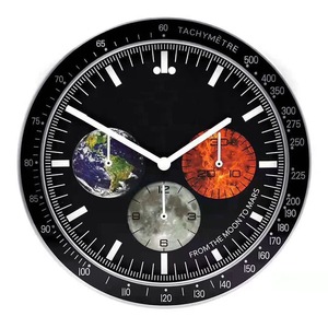 <span class=keywords><strong>Orologio</strong></span> <span class=keywords><strong>da</strong></span> <span class=keywords><strong>Parete</strong></span> di Lusso in Quarzo a Forma di <span class=keywords><strong>Orologio</strong></span> <span class=keywords><strong>da</strong></span> Polso, Display <span class=keywords><strong>Contemporaneo</strong></span> a Lancetta Singola per Cucina o Ufficio, Regalo per le Feste AP e ROLAXX - Product Image 1