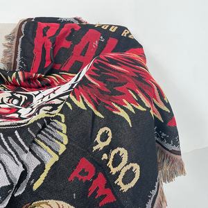 Personalização rápida Alta qualidade halloween tecido tapeçaria cobertor com sofá jogar cobertor - Product Image 2