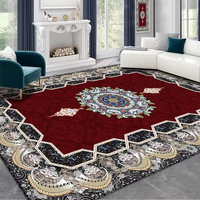 Tapis persan Kilim vintage de luxe fait main en fausse laine indienne, paillasson en soie, ensembles de tapis de salon
