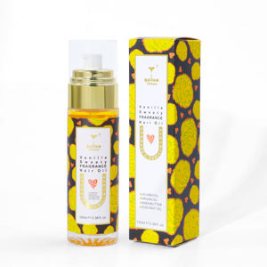 Jaune quinze beurre de karité huile de noix de coco sans gras soyeux lisse parfum <span class=keywords><strong>vanille</strong></span> huile capillaire sérum booster de cheveux - Product Image 4